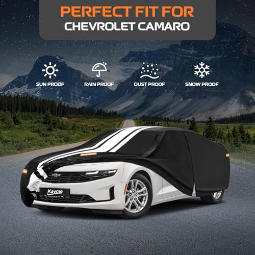 Image of Kayme Heavy Duty Car Cover Custom Fit Chevrolet Chevy Camaro (1966-2024)