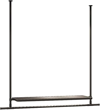 Retail Store Garment Rack Clothes Storage Shelves, Commercial Wedding Dress Hanging Rack Clothes Rail, Ceiling Mount Clothes Storage Hanger, Bathroom Organization Towel Rack