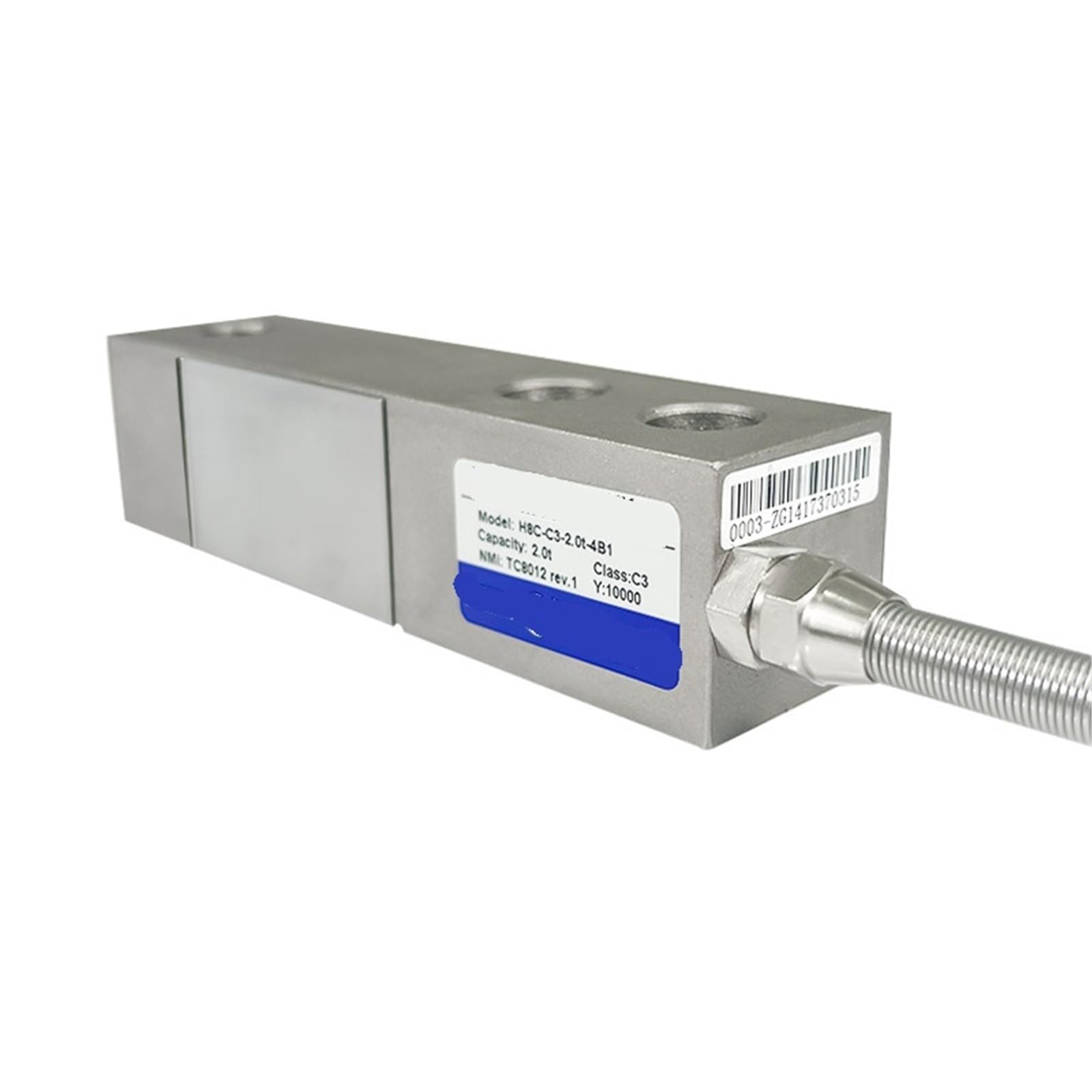 Balance de plateforme industrielle capteur pesage H8C 5T acier allié - 4