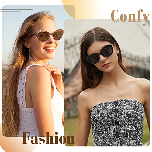 Lkeye Bifocal Sunglasses Women Reading Glasses Cat Eye Oversized Sun Readers Designer Frame Progressive Polarized Sun Big Lens Stylish Ladies Large Driving Cute Eyewear Lk6015 +1.50 Strength #TOP1
