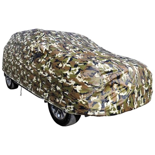 Image of Autofurnish Aero Series Car Cover for XUV 3XO 2024 (100% Waterproof, Triple Stitched, Bottom Elastic,Secure Buckle Strap,Precision-Fit & Breathable Fabric, Car Body Cover) Colour: Green