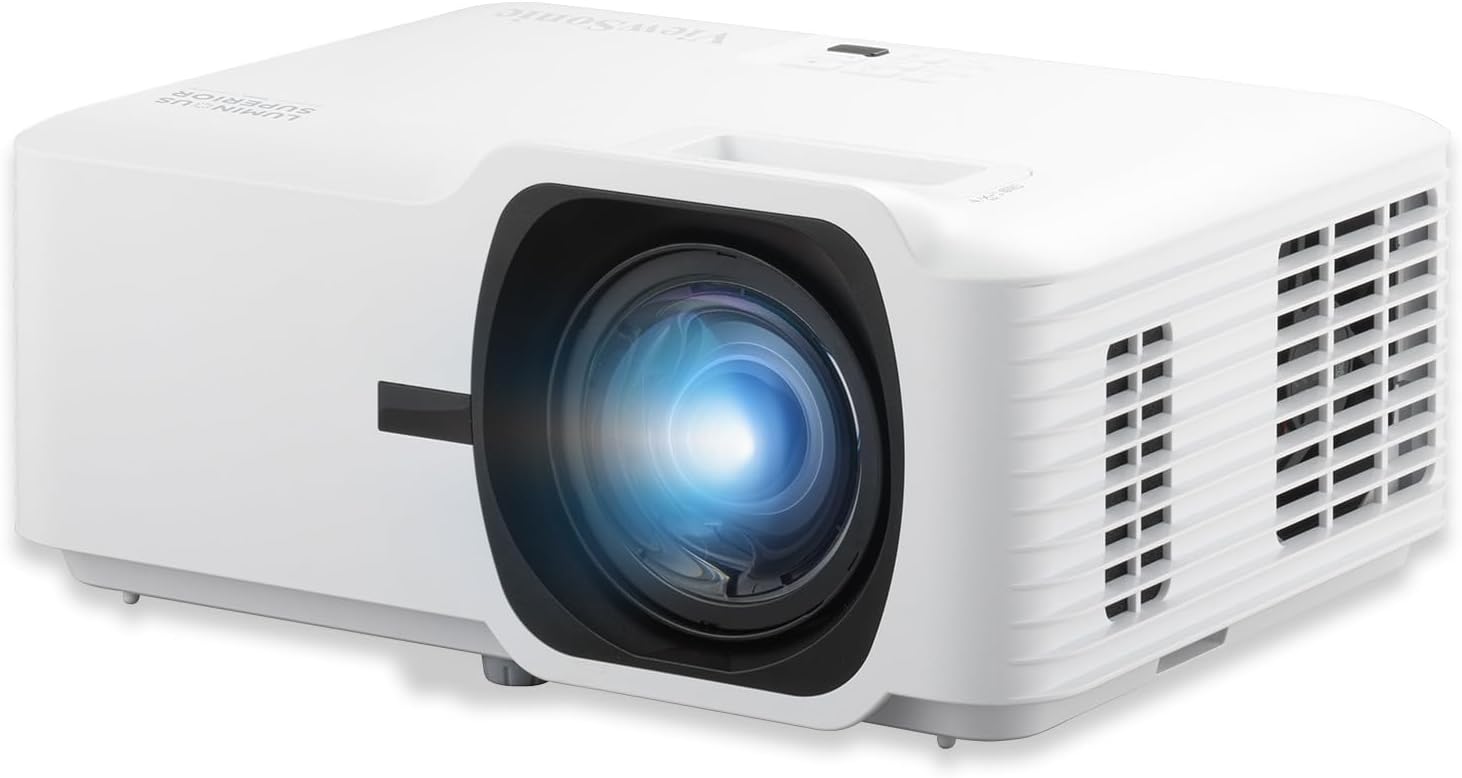 ViewSonic LS711HD 4200 Lumens 1080p Laster Projector with 0.49 Short Throw Ratio, HV Keystone, 4 Corner Adjustment, 360 Degrees Projection for Home and Office
