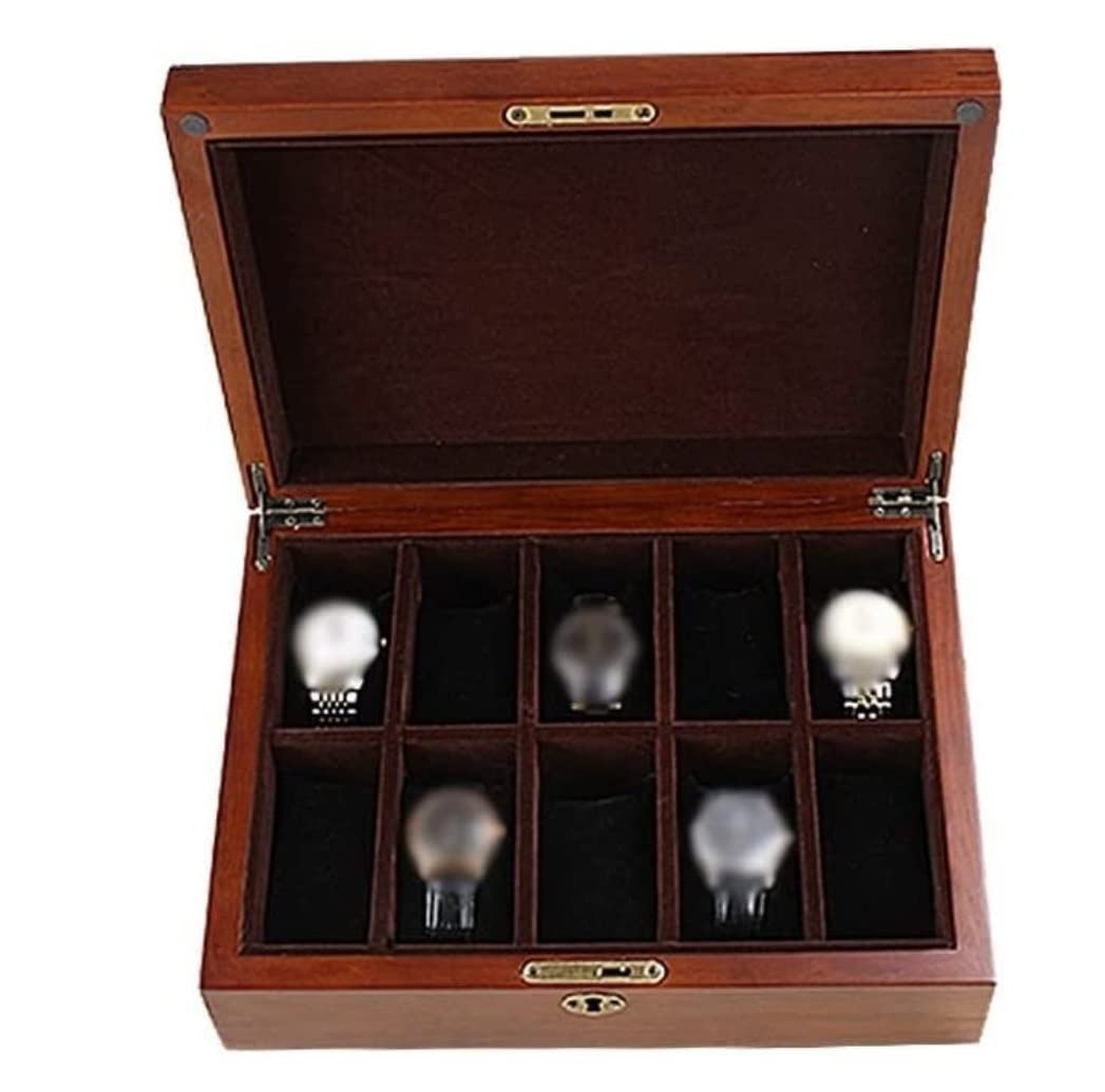 ANVLOJRIH KYUSAR Watch Box Watch Organizer Watch Boxes Display Storage Case Wooden Watch Jewellery Storage Box Organiser Box Watch Organizer Watch Case Watch Holder