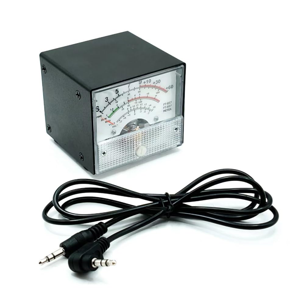 Misuratore di potenza SWR esterno, compatibile con radio YAESU FT-857D e FT-897D, cavo da 100 cm Display del segnale VSWR
