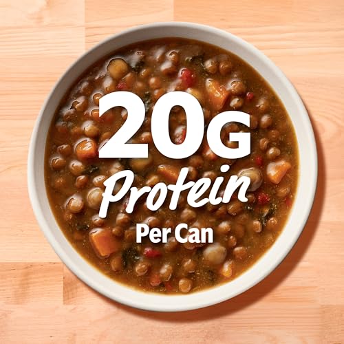 Image of Campbell's Protein Mediterranean Lentil Soup, 16.3 Oz Can (12 Pack)
