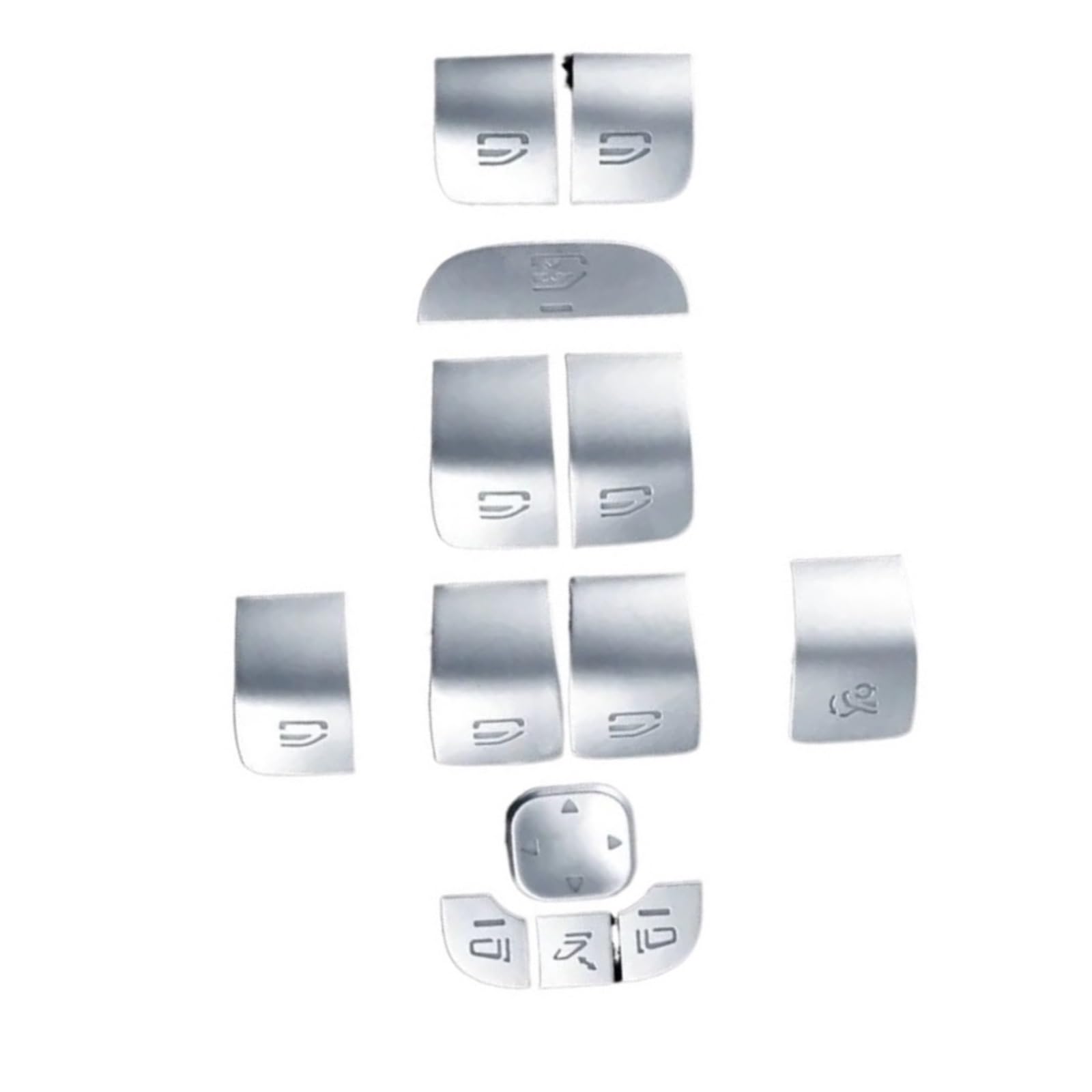 Switch Button Repair Stickers Compatible with Benz for GLA GLA200 GLA220 GLA250 2020-2023 Car Switch Window Glass Lift Button Stickers Accessories