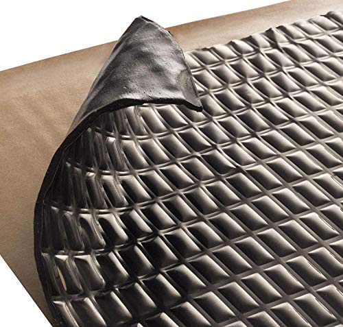Siless Black 80 mil Sound Deadening mat | Sound Deadener Mat | Car Sound Dampening Material | Sound dampener | Sound deadening Material Sound Insulation | Car Sound deadening (80 mil 5 sqft)