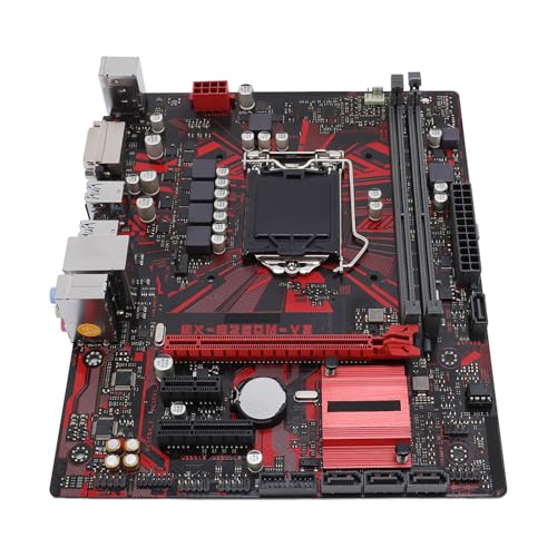 XUMIUZIY B250M V3 Desktop Motherboard, M ATX 2 DDR4 DIMM Slot for LGA 1151 7th 6th Gen Core i7 i5 i3 14nm CPU Processor, with PCI E 3.0, DVI Output, ALC887 8 Channel Sound Chip