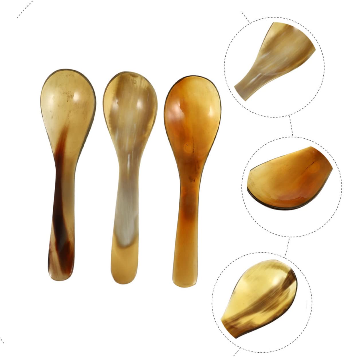 Lot De 5 Cuillères À Dessert Compactes Et Élégantes Pour Idéales Pour Servir Des Desserts 3 Pièces X 5 Pièces