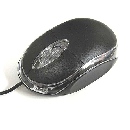 SAMZHE 3D Optical Wired USB Mouse (Black)