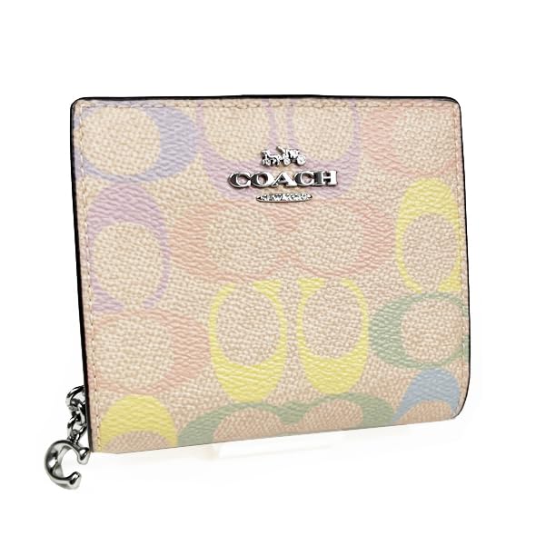 COACH 二つ折り財布　レインボー　 CDD11 Amazon | [コーチ] 財布 二つ折り財布 ミニ財布 CDD11 スナップ