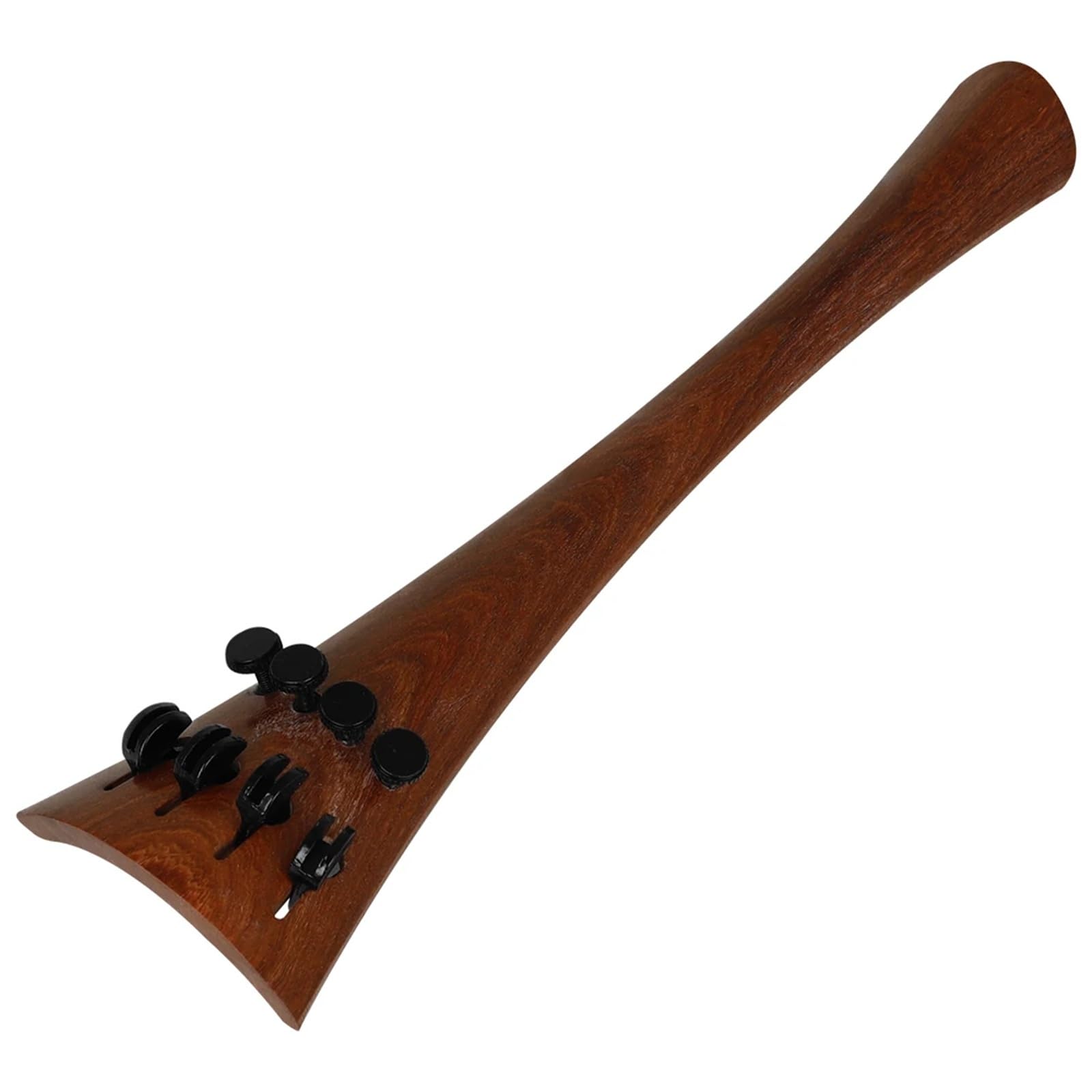 Cordiera for violoncello 4/4, cordiera in mogano, piastra for corde con 4 accordatori fini, parti e accessori for strumenti a corda di alta qualità