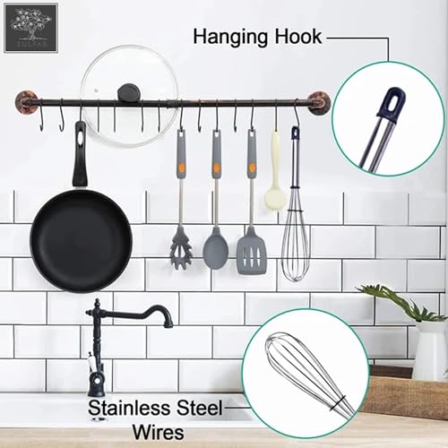 Image of Sulfar Combo of Stainless Steel Cookie Cutter, Silicone Spatula & Pastry Brush, Hand Wire Whisk