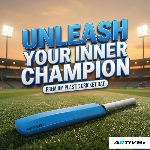 Image of Plastic Bat, Hard Plastic Cricket Bat, Tennis Cricket Bat, Turf Tennis Bat Lightweight