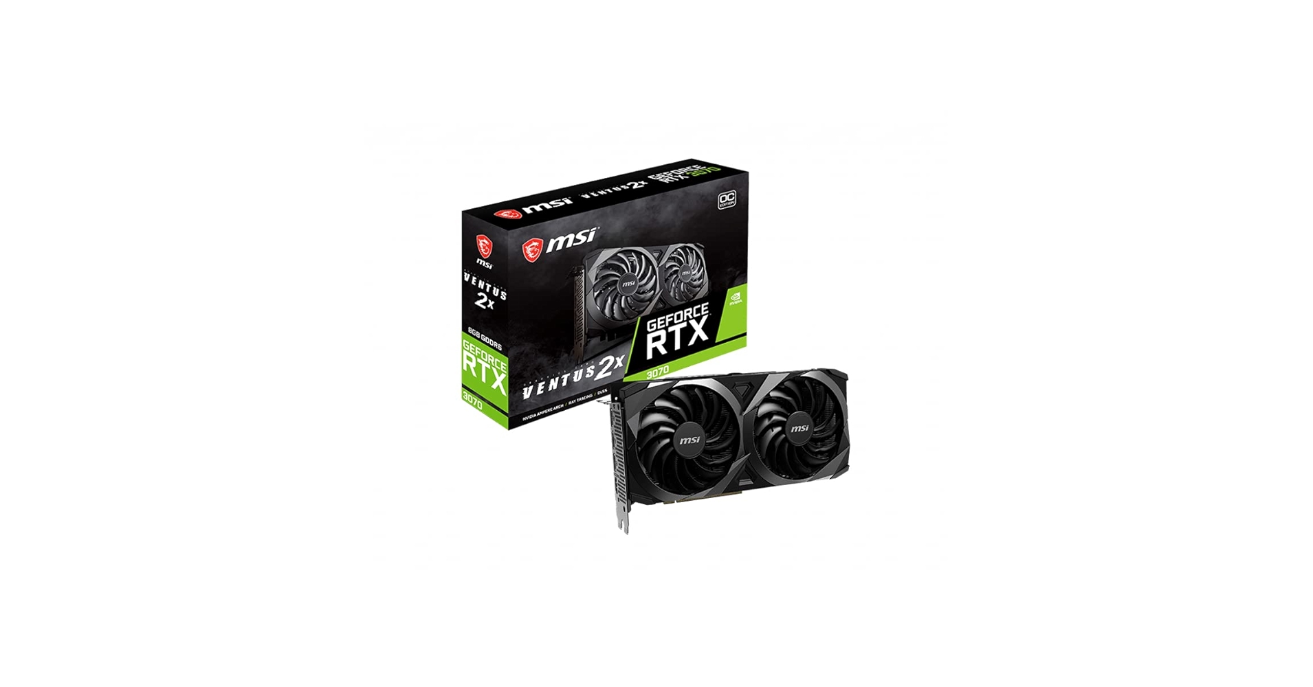 Amazon.com: MSI Gaming GeForce RTX 3070 Ventus 2X 8G OC LHR