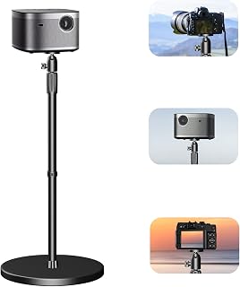 SKERELL Projektor Bodenständer Beamer Ständer Universal Kamera Bodenständer, Schmieden aus hochwertiger Aluminiumlegierung justierbare Höhe perfekt für Büro, Zuhause, Bühne oder Studio