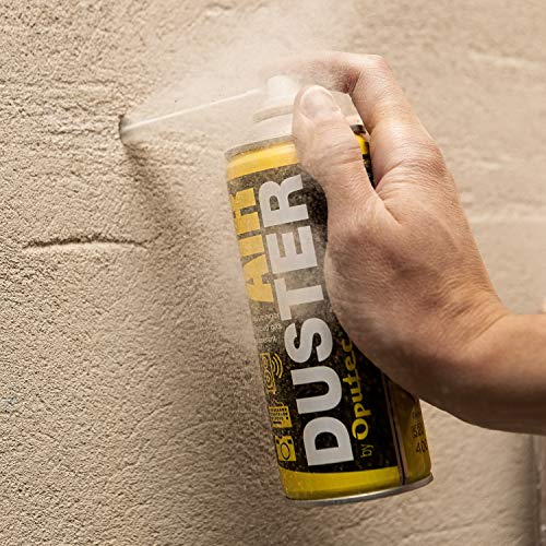 Oputec Air Duster 6x400ml : pack de bombes à air comprimé avec rallonge - 5