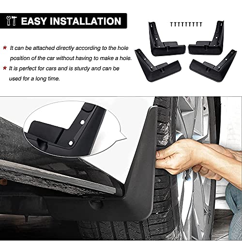 Image of Autorder Mud Flpas Splash Guards for Hyundai Sonata 2023 2022 2021 2020 Accessories Mudflap Fender Flares Front and Rear Mud Guard Set 4PCS