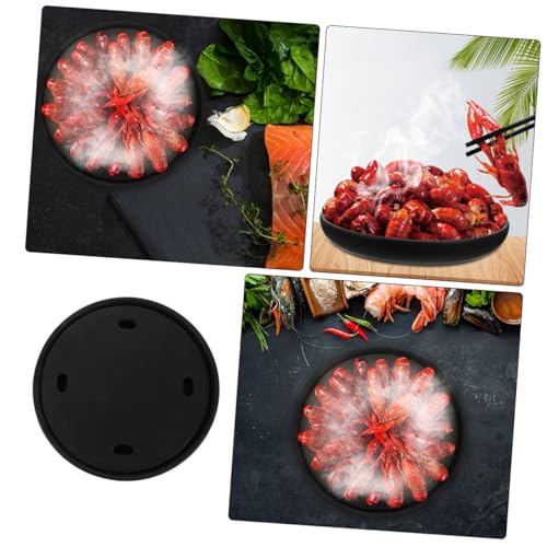 Bandeja para sushi Ice Plate de melamina negra miniatura 4