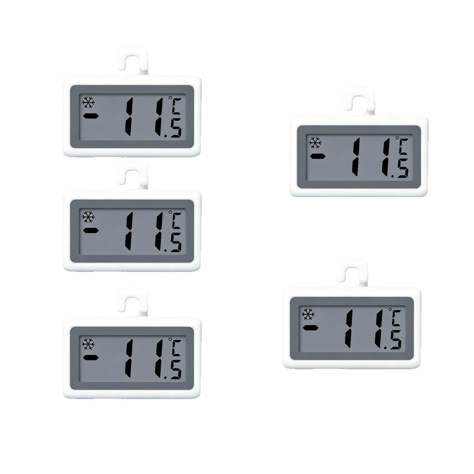 LCD Kühlschranktemperaturanzeige mit Hakendesign, B