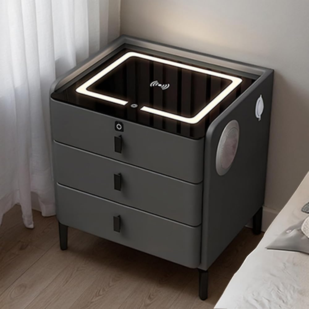 Table d'appoint avec station de charge pour résoudre le désordre