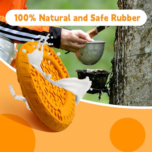 TFSZE Juguete para Perro,Duros Juguetes morder para Perros,Superficie Convexa Resistente Juguetes interactivos para Cachorro de Perros pequeños medianos y Grandes(Azul) - imagen 3