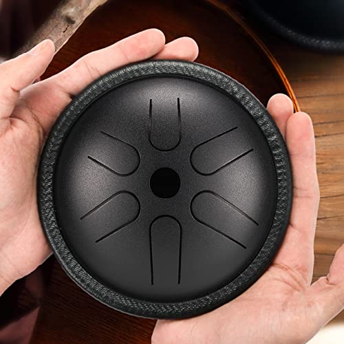 Tambour langue en acier 5.5" instrument percussion à main zen pour loisirs