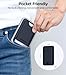 APTMAPT for MagSafe Wallet with Find My Tracking, Ultra-Slim, 3-Card RFID Holder, Strong Magnetic Wallet for iPhone 17/16/15/14/13/12 Pro Max Air Plus, Wireless Charging, Blue