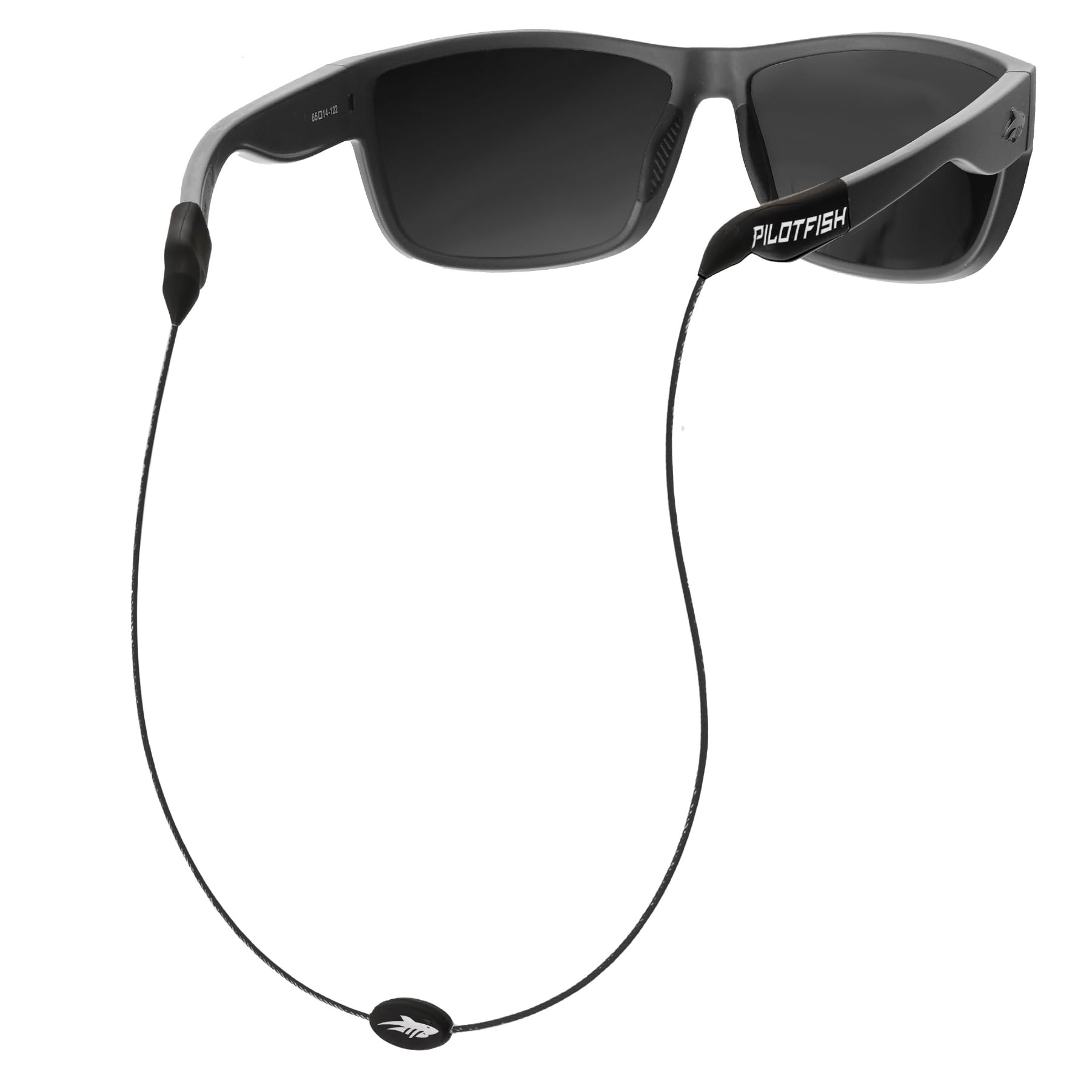Pilotfish Wire Sunglasses Strap, No-Tail Eyewear Retainer for Glasses, Secure Eyeglass Holder for Sports and Outdoors