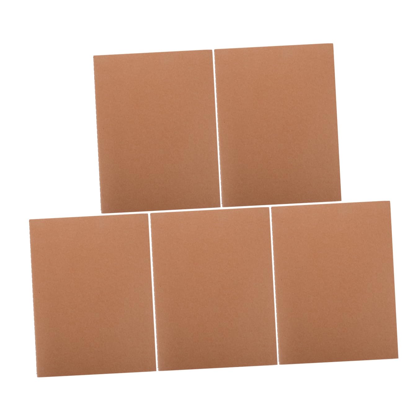 DOITOOL Cuaderno de Bocetos sin Líneas de Papel, 5 Unidades, 36 Hojas por Libro, Páginas Versátiles para Dibujar, Estudiar y Viajar