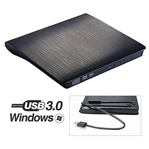 ROOFULL External CD DVD Drive USB 3.0, Premium Portable CD DVD RW Drive/Writer/Burner