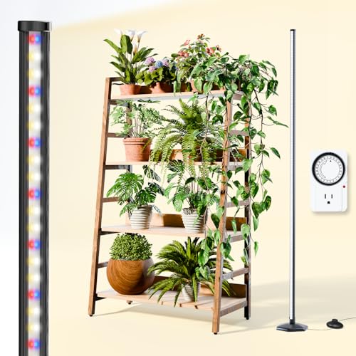 Indoor Plant Grow Light with Timer and Dimmable Modes