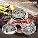 Fit for Gy6 150cc High Performance Clutch Set, Racing Scooter Variator,Fit for Gy6 125cc/150cc, for 152QMI/157QMJ Engine Scooter ATV, Including Variator and Clutch Assembly with 743 belt