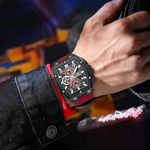 Image of MF MINI FOCUS Men's Watch Analog Wrist Watchh for Men with Chronograph,Ideal for Sports Enthusiasts and Daily Wear