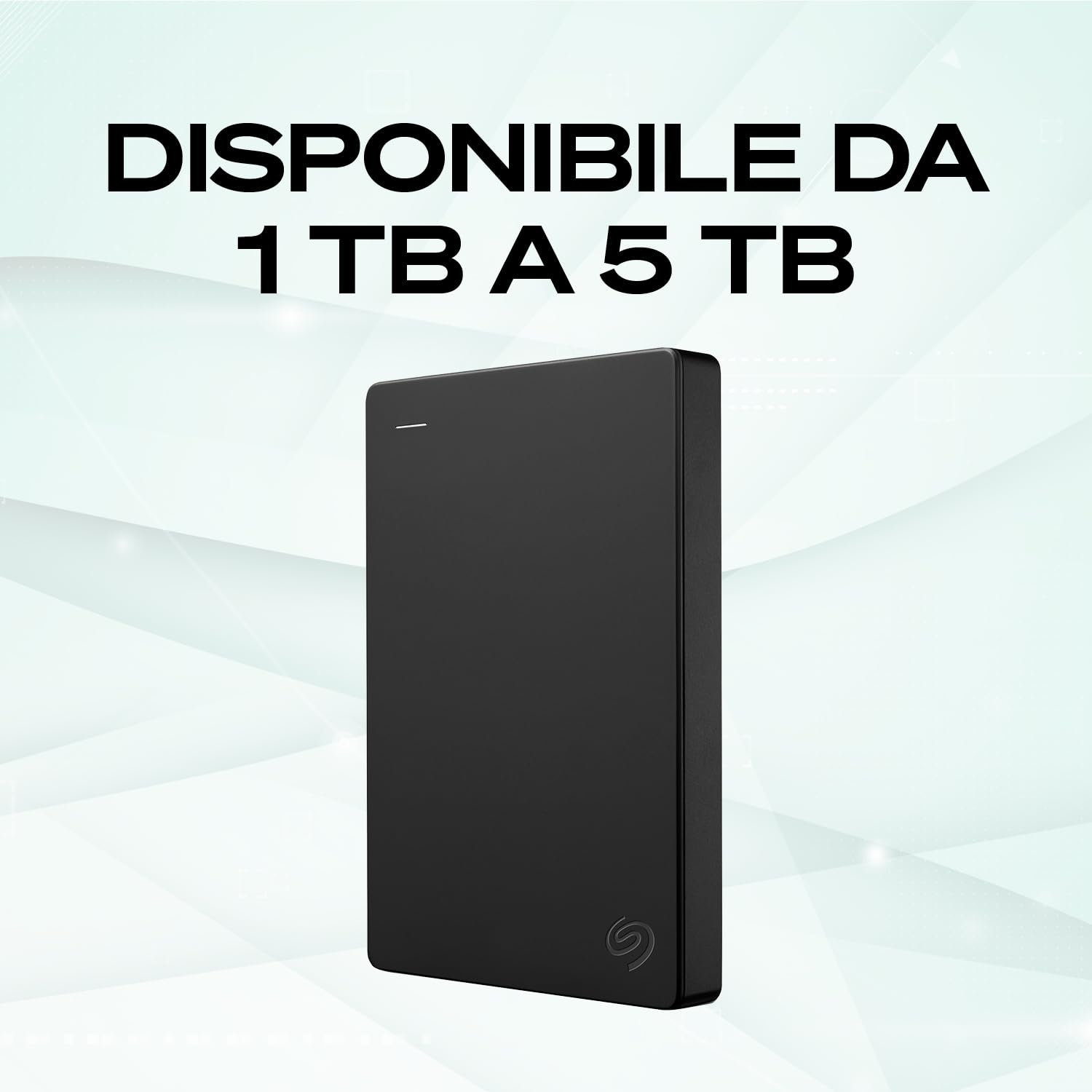 Seagate Portable Drive 1TB, 2.5" External Hard Disk USB 3.0 Nero