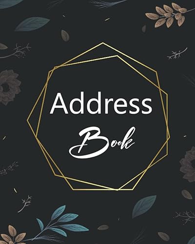 Address Book: Large Print Address Book with Alphabetical Tabs | Telephone Address Book | Organizer Notebook to Keep Track of Names, Addresses, Phone Numbers, Emails &amp; Birthdays