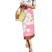 Spring Skirts for Women Long High Waist Print Vintage Casual Vacation Fall Midi Skirt for Women