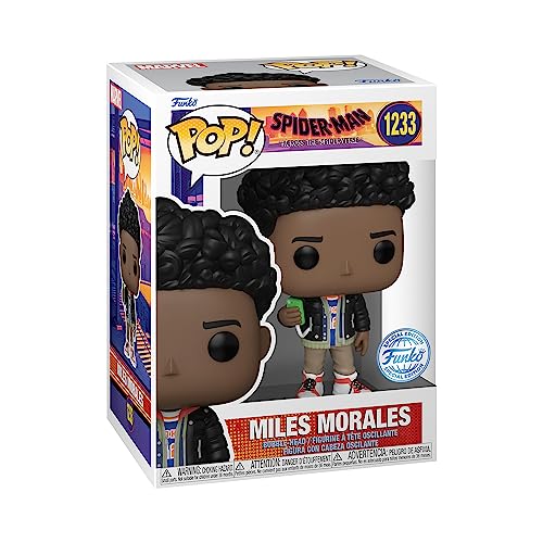 Funko Pop! Vinyl: Spider-Man: Across The Spider-Verse: Miles Morales - Spiderman Into The Spiderverse 2 - Exclusiva Amazon - Figura de Vinilo Coleccionable - Idea de Regalo- Mercancia Oficial