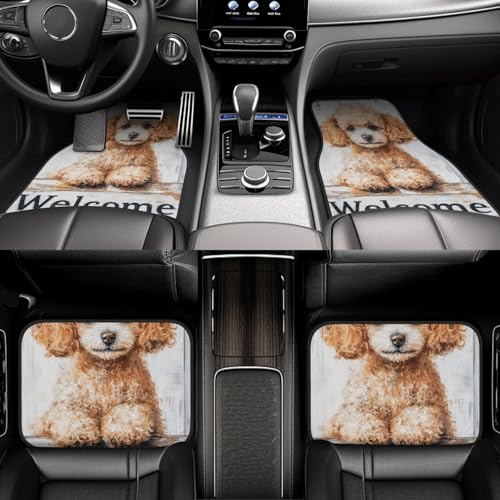 Alfombrillas duraderas de coche de 4 piezas con protección universal 7