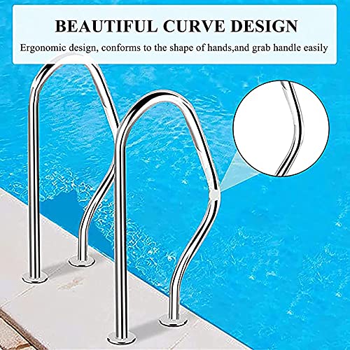 Barandal para piscina de acero inoxidable 304 miniatura 7