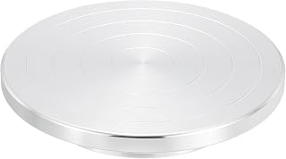PATIKIL Turntable Sculpting Wheel, 7 Inch Dia Pottery Clay Rotation Turn Table Double Sided for Cake Decorating Paint Spraying Painting Crafting Projects