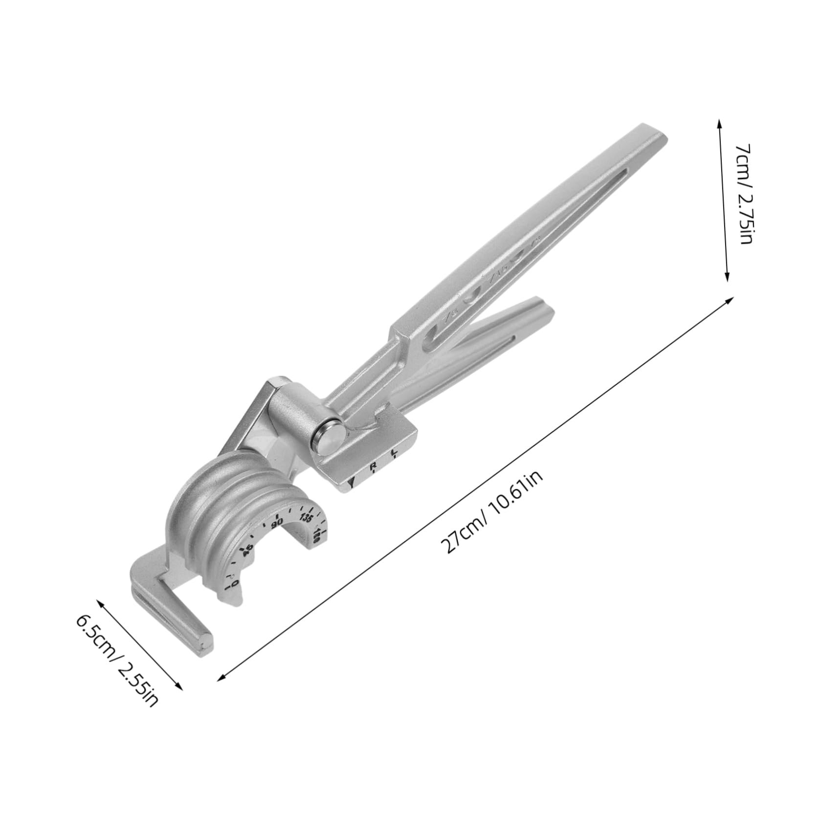 Holibanna Bender Cable Tube Rods Machine Plumbing Tubing Electric Wire Bending Tool Bending Copper Aluminum Alloy