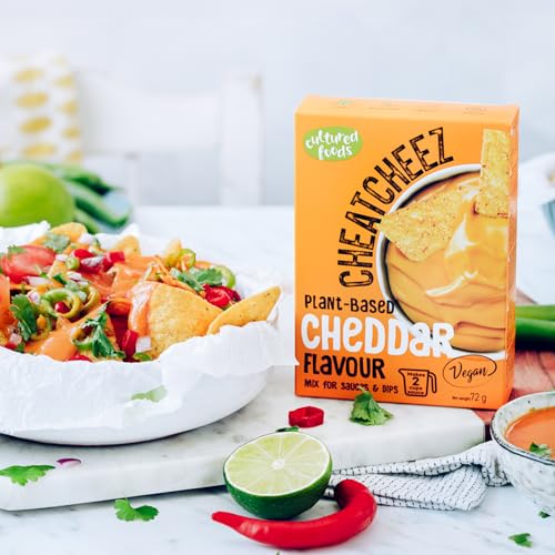 Cultured Foods Veganer 3-er Set Veganes Mac And Cheese, Gouda Sauce, Cheddar Sauce, Laktosefrei Glutenfrei MAC & CHEEZ CHEATCHEEZ