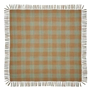 VHC Brands Spring in Bloom Indoor/Outdoor Table Topper 40x40, Kitchen and Dining Room Decor, Tabletop Accessory, Recycled Plastic (PET), Spring in Bloom Collection, Square 40x40, Golden Tan VHC Brands Spring in Bloom IndoorOutdoor Table Topper 40×40 Kitchen and Dining Room Decor Tabletop Accessory Recycled Plastic PET Spring in Bloom Collection Square 40×40 Golden Tan