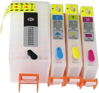 1set 934XL 935XL Ink Cartridges Compatible for Printers Such As Officejet Pro 6812 6830 6815 6835 6230 6820 with Chip Works with 934 935 Models