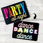 Neon Party Mix - Plastic Photo Booth Prop Signs - Image 5