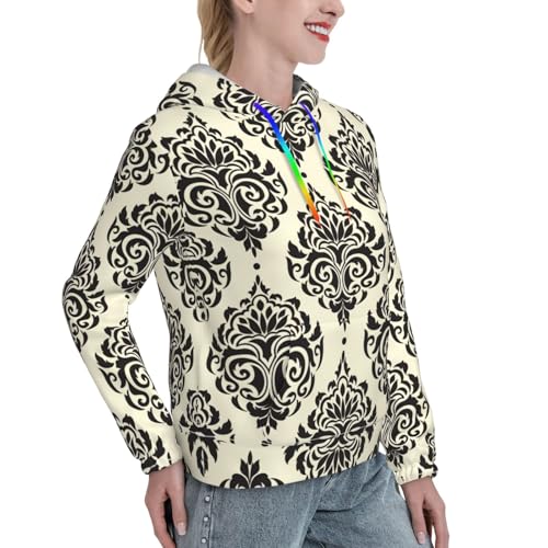 Sweat à capuche pour femmes imprimé éléphants pour rester au chaud avec style - 3