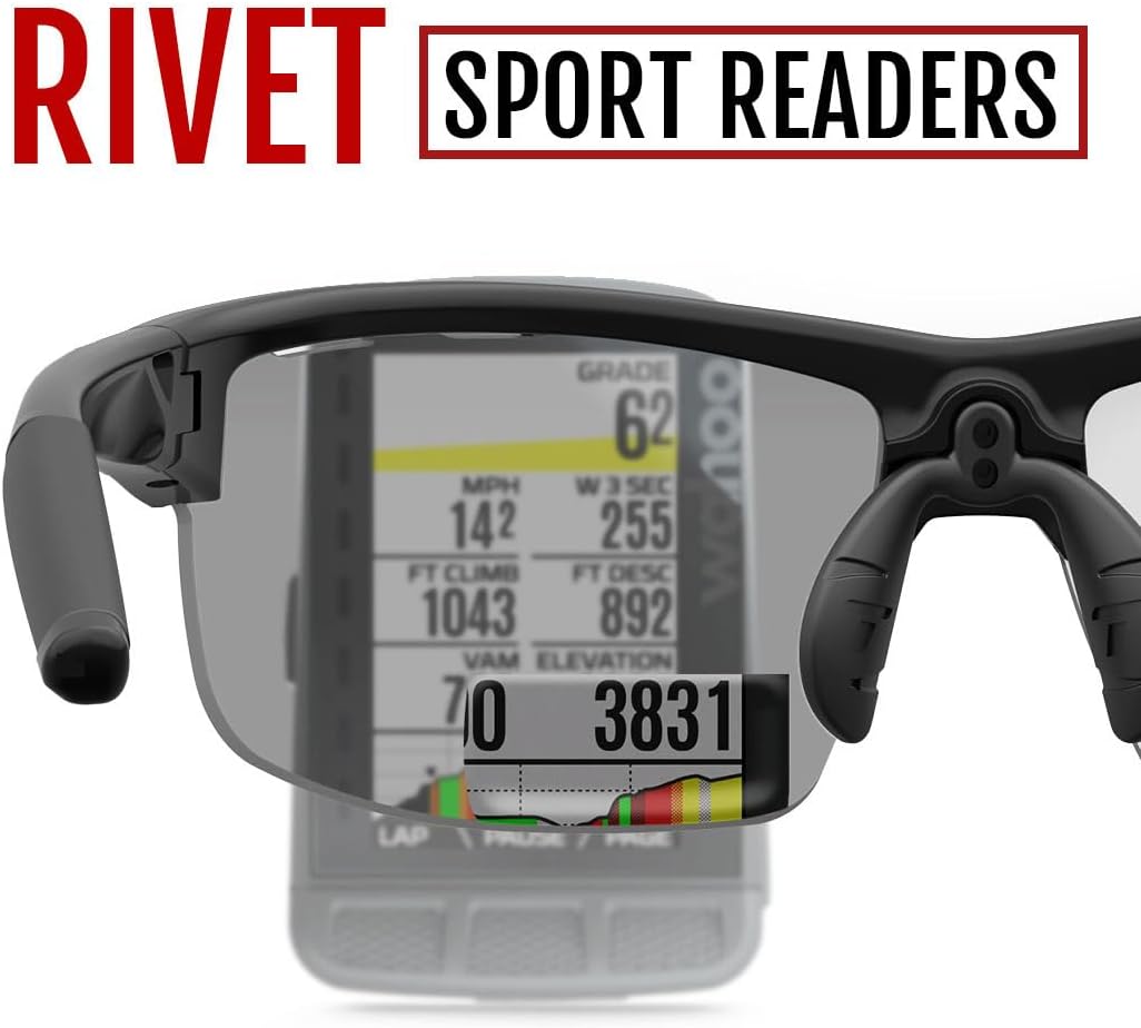 Rivet Sport Sunglasses, Ideal For Cycling, Golf, Pickleball, Running And Tennis - Image 3