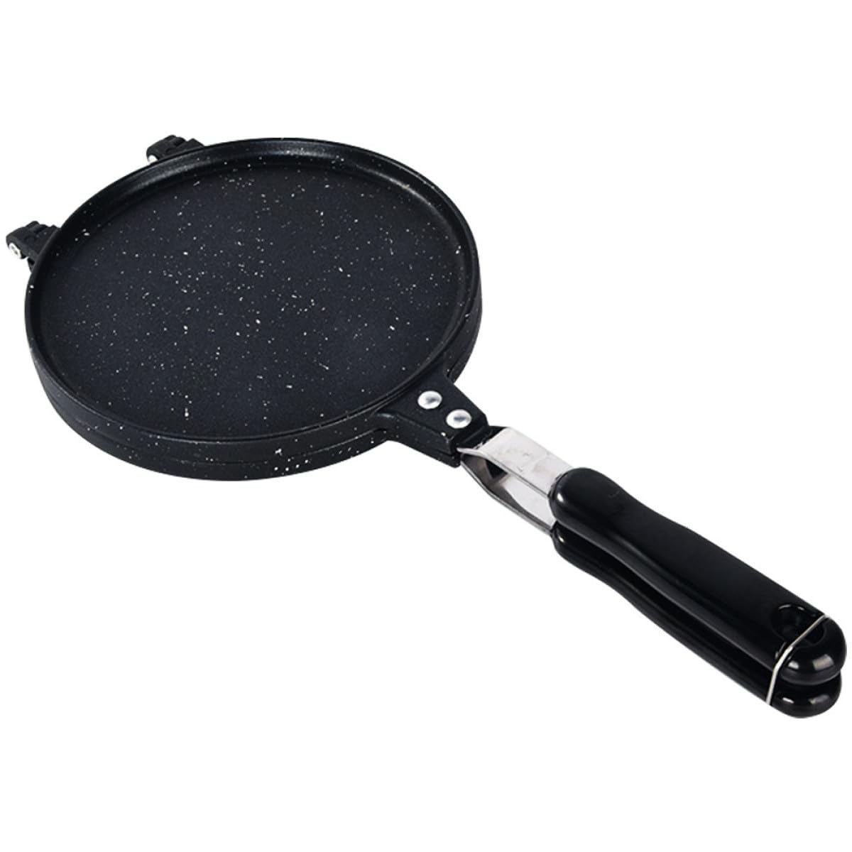 Toyvian Macchina per Pancake Cone in Lega di Alluminio Nera, Antiaderente | Uso Domestico e Negozio, Struttura Multifunzione, Formato Rotondo per Preparazioni da Forno