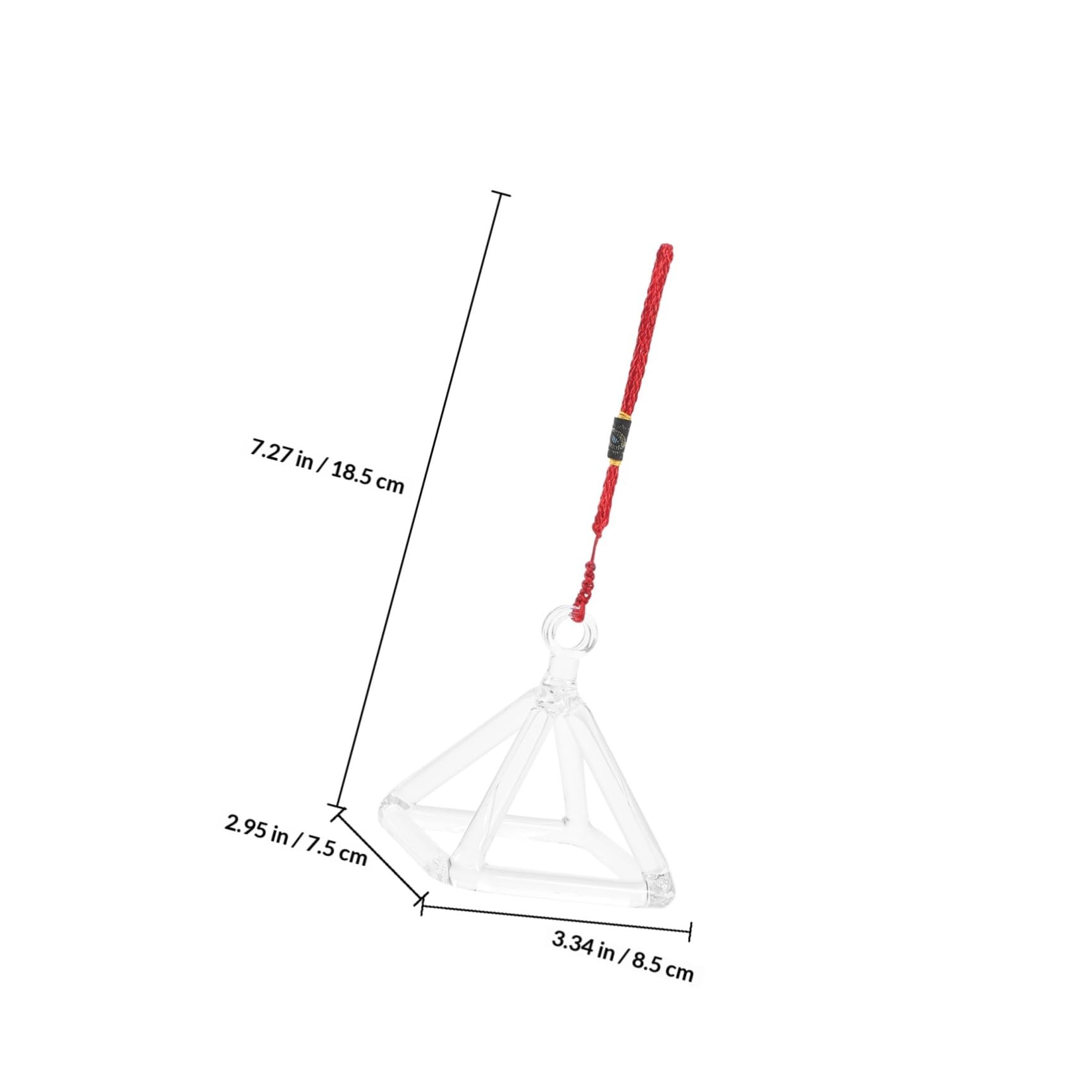 Piramide di Quarzo Bianca Stili multipli per Terapia del Suono Set 1 Supporto, Crea Toni Profondi Accessori per Guarigione Sonora per Meditazione e Rilassamento Stili multipli